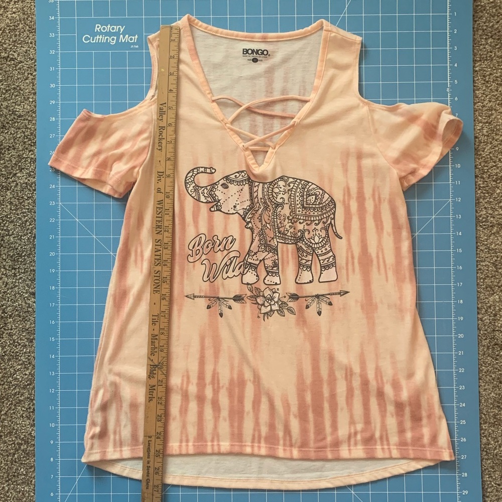 Bongo Cold Shoulder Top - Picture 4 of 4